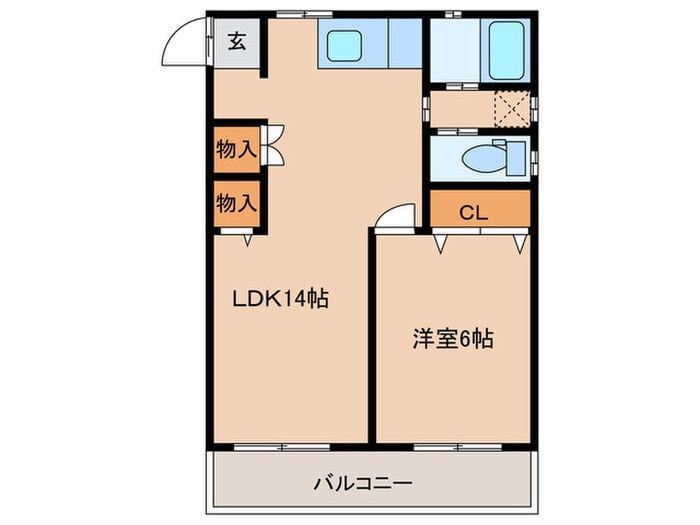 菊坂マンションの物件間取画像