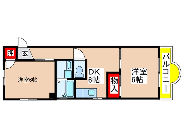 吹上ハイツの物件間取画像