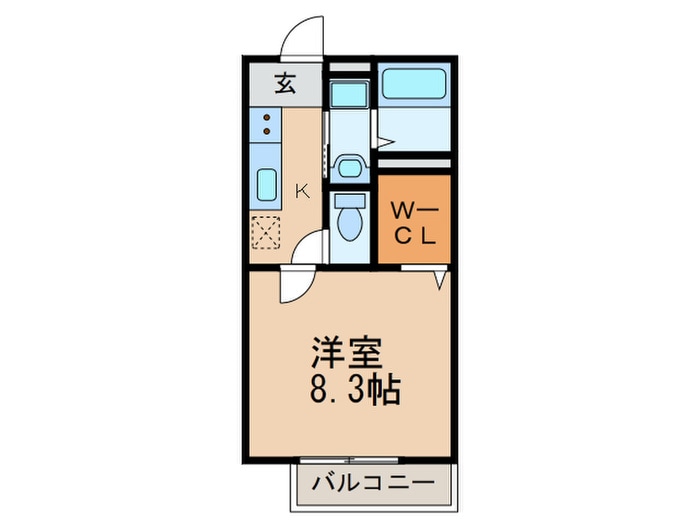 グリーンヴィル八雲Ａの物件間取画像