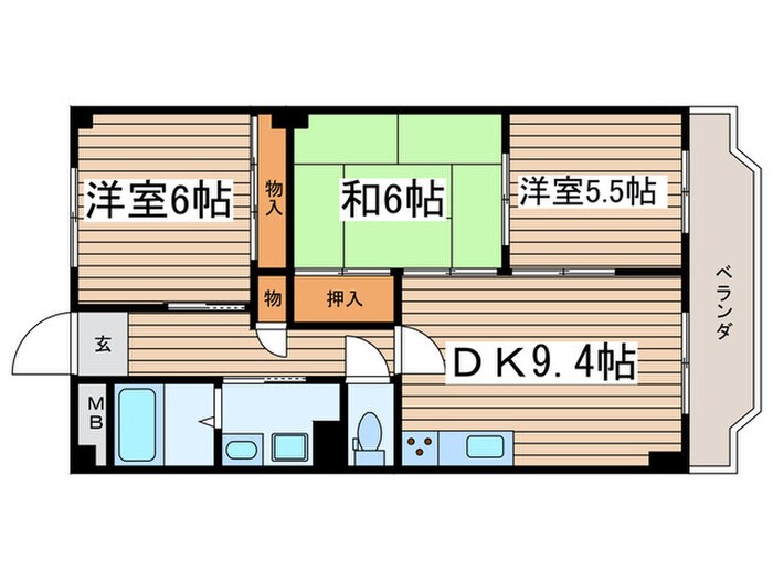 ラポ－ル桜台の物件間取画像