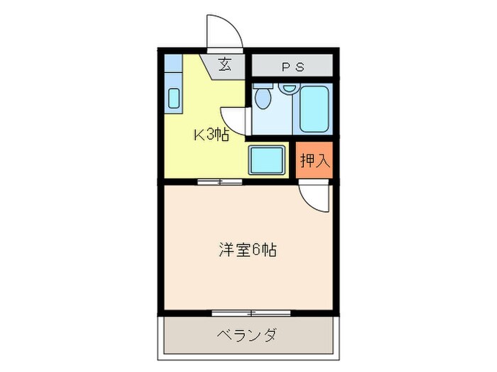 グレ－ス２１の物件間取画像