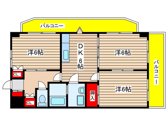 ルミエール高蔵の物件間取画像