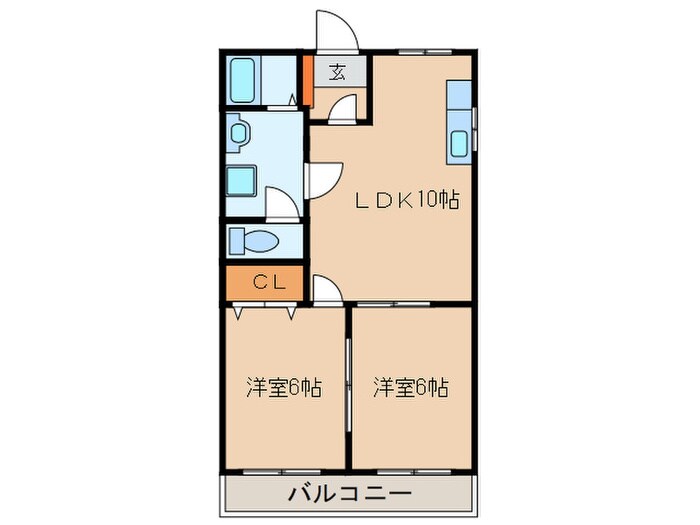 いずみハイツの物件間取画像