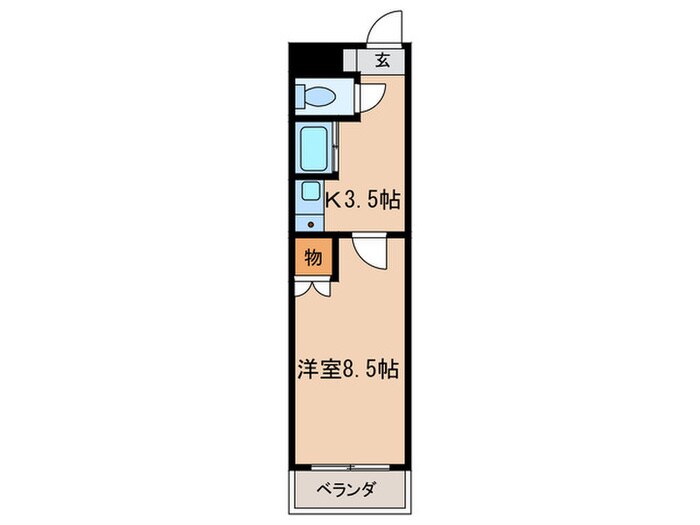 アイルーム豊田永覚Ⅱの物件間取画像