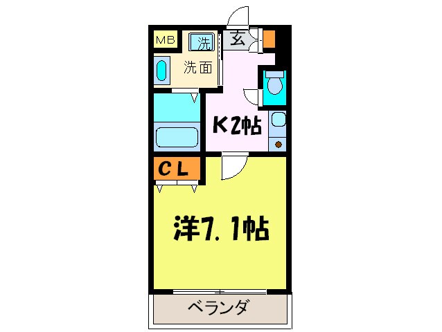 アルバ大須の物件間取画像