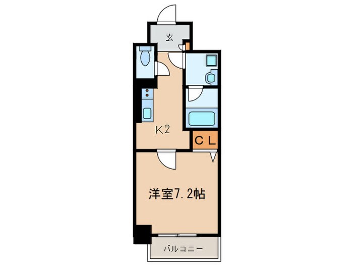 メイプル岩塚本通の物件間取画像