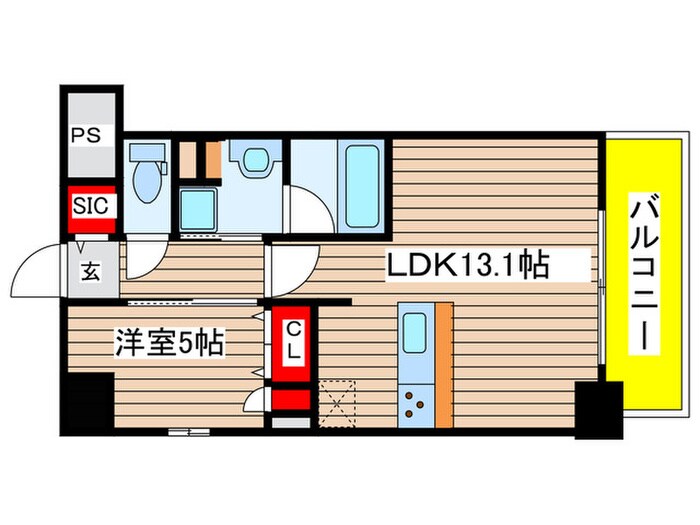 L&Cレジデンス鶴舞公園の物件間取画像