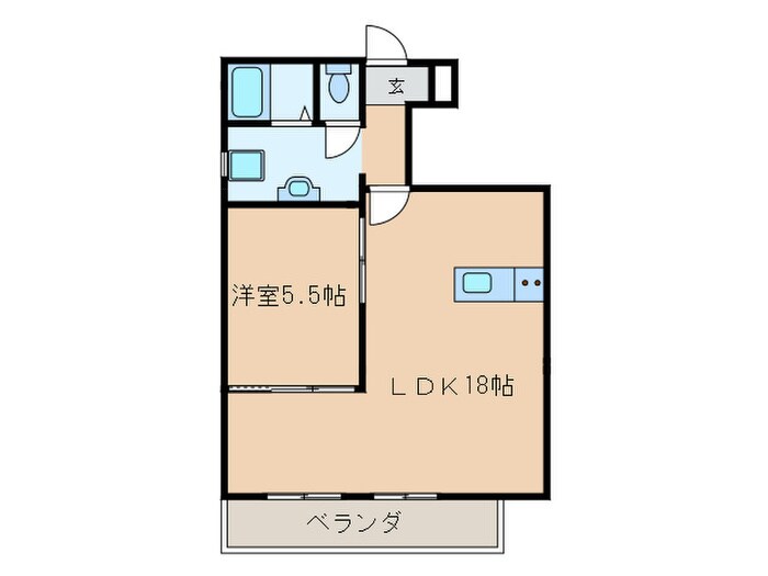 ヒラノマンションの物件間取画像