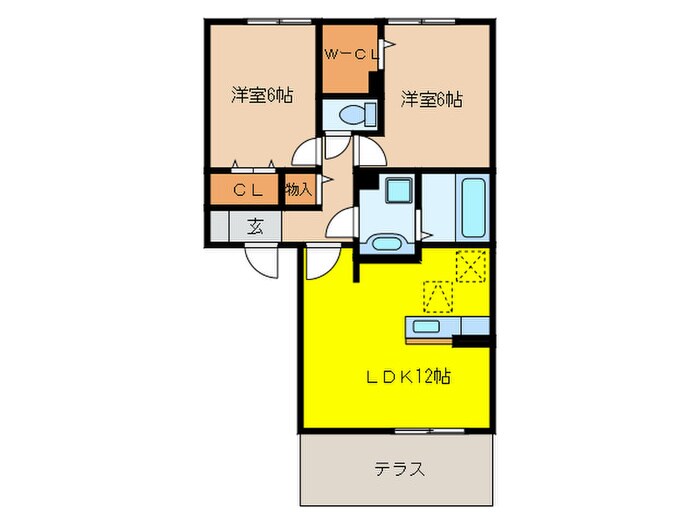 ルピナスの物件間取画像