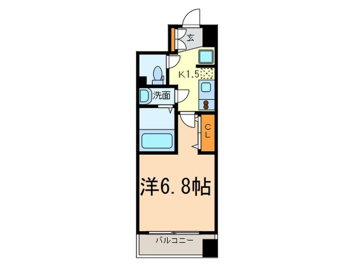 インプルーブ鶴舞の物件間取画像