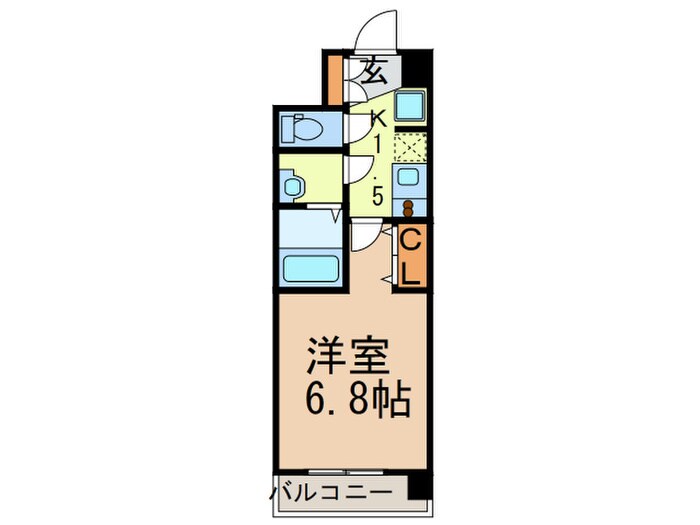 インプルーブ鶴舞の物件間取画像