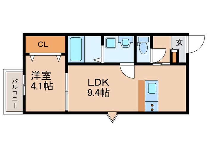 LECOCON蟹江の物件間取画像