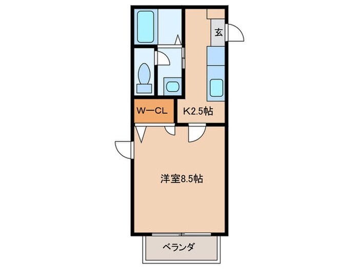 スイートいわとの物件間取画像