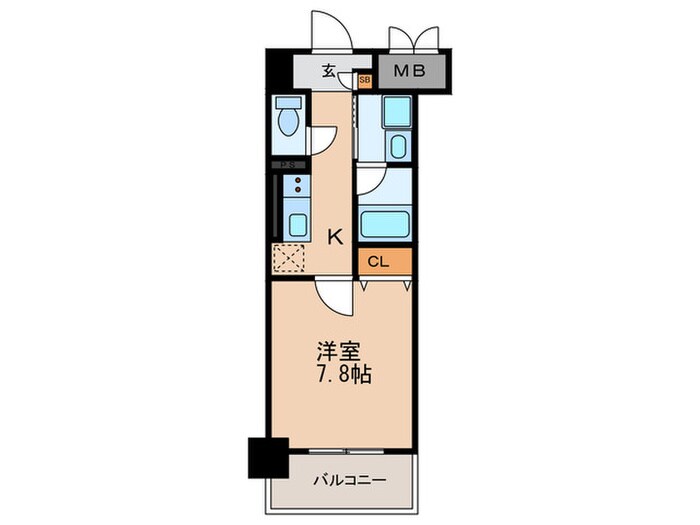 リヴシティ浅間町(302)の物件間取画像