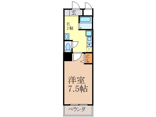 グレイス今池の物件間取画像