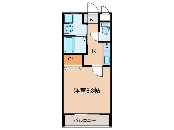 ヴァンベール野白の物件間取画像