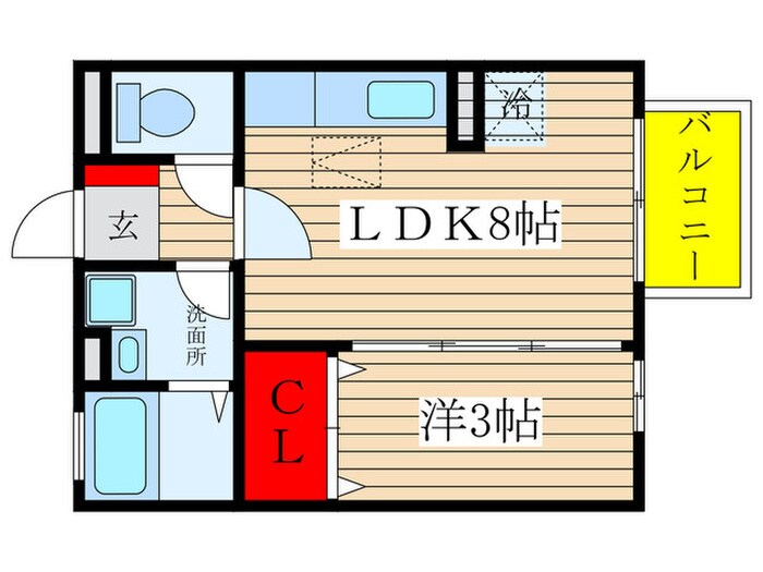 リ－ブラの物件間取画像