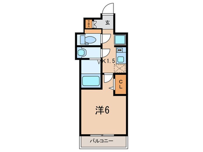 プレサンスNAGOYAシティオの物件間取画像