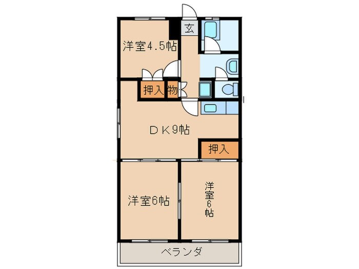 マンション友親の物件間取画像