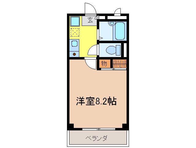 マ－ベラスＮＡＫＡＮＯの物件間取画像