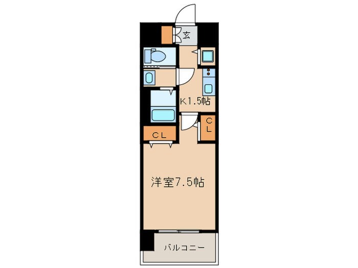 La Doueur黒川Ⅱの物件間取画像