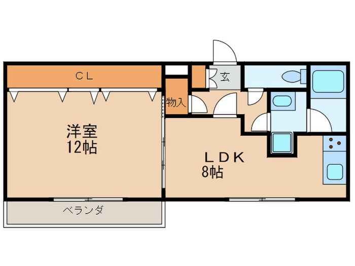 パティオ名駅西の物件間取画像