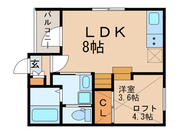 カーネルビレッジの物件間取画像