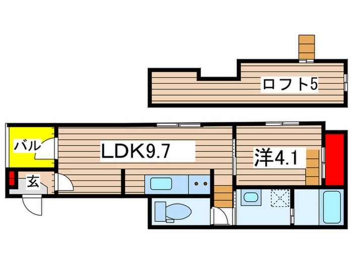 Ｌｅｔｏｉｌｅ川名の物件間取画像