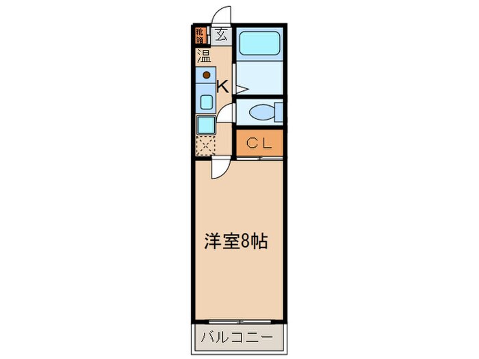 セレニ－ルＥＸ１の物件間取画像