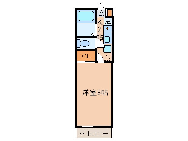 セレニ－ルＥＸ１の物件間取画像