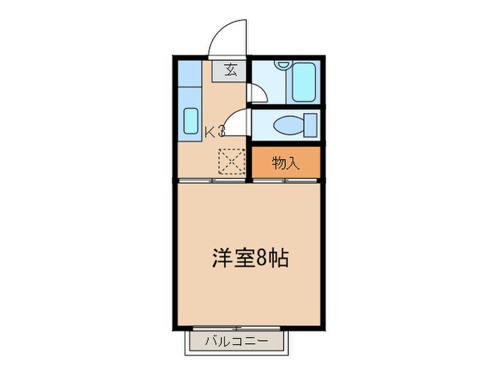 フレアパークの物件間取画像
