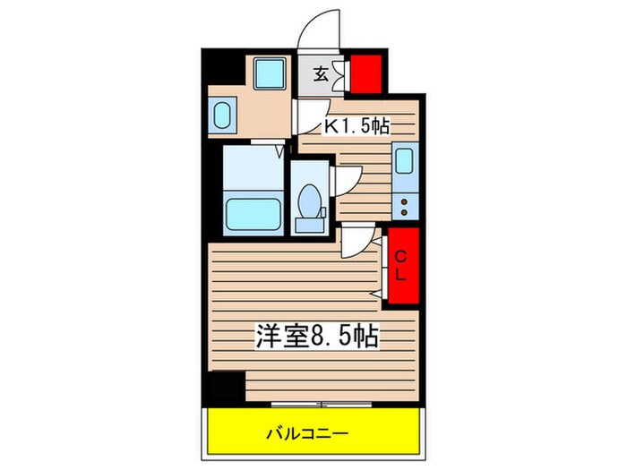 レジデンシア泉Ⅰの物件間取画像