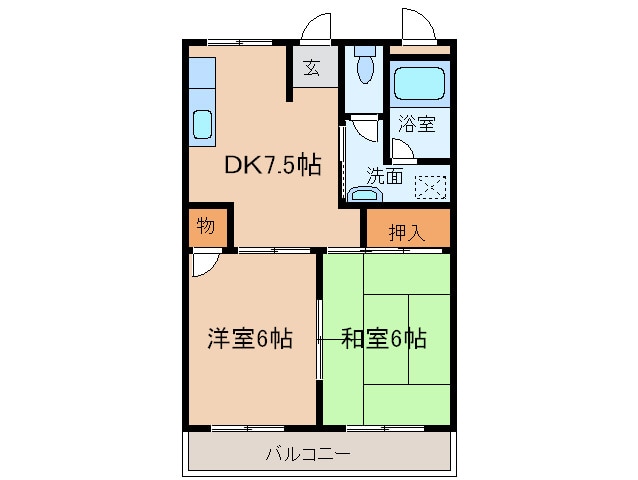 ア－バンライフの物件間取画像