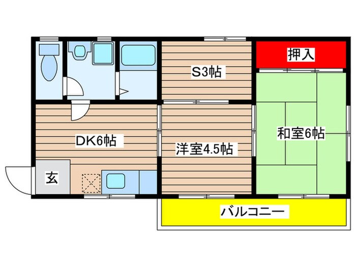 メゾンシエテの物件間取画像