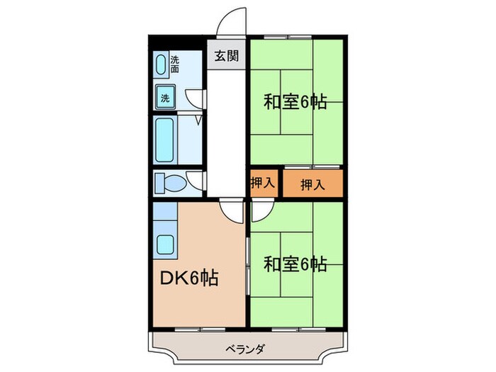 ユミ－ル松葉の物件間取画像