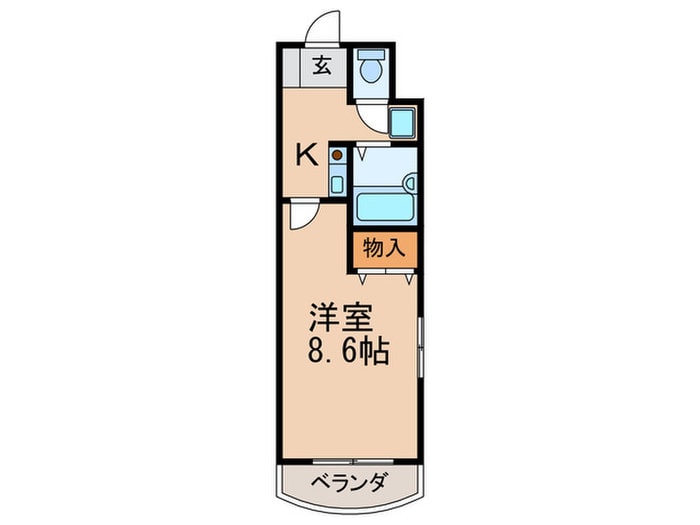 アーバンシティ栄生の物件間取画像