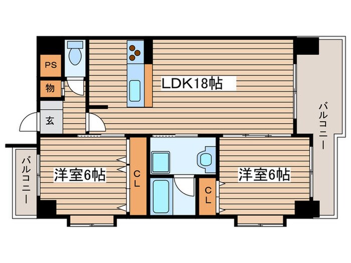 Hill Palace IKAIの物件間取画像