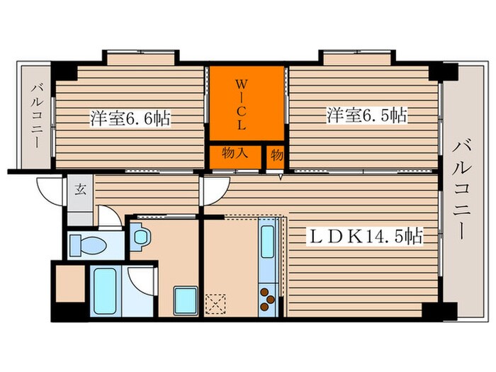 Hill Palace IKAIの物件間取画像