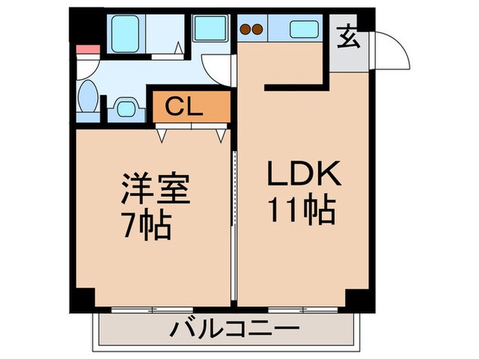 シャンテニエの物件間取画像