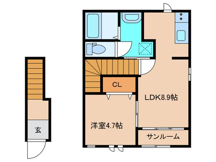 プリムールの物件間取画像