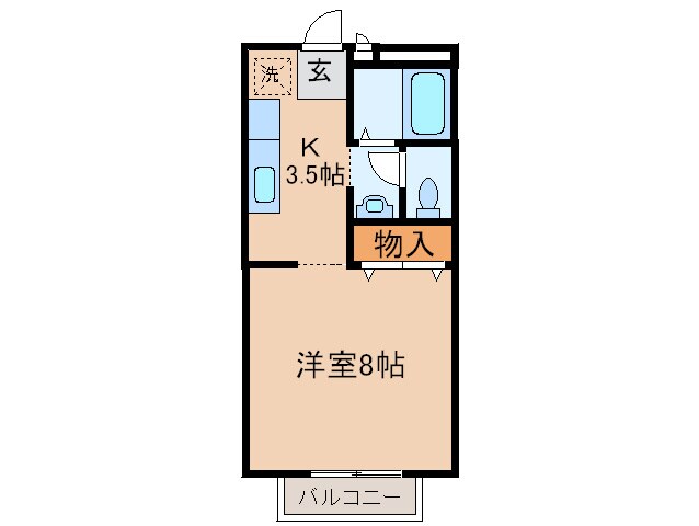 アンオオモリの物件間取画像