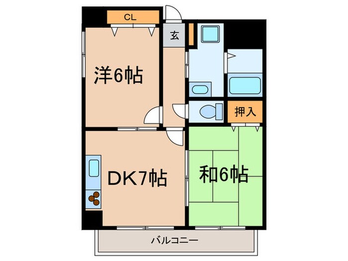 ヴィブレ平和の物件間取画像