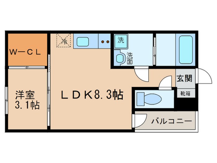 FELICITEの物件間取画像