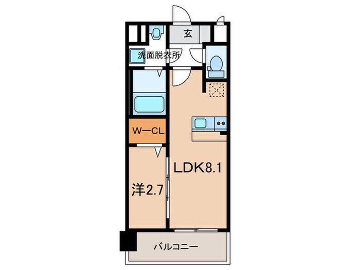 エスリード葵広小路通の物件間取画像