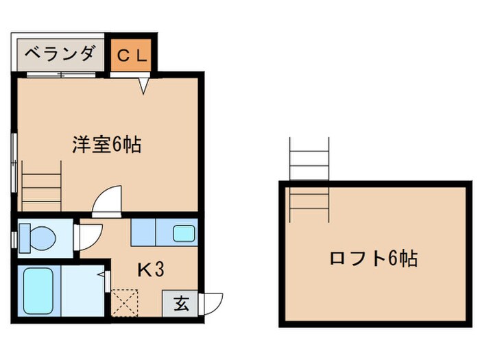 エンルート栄生の物件間取画像