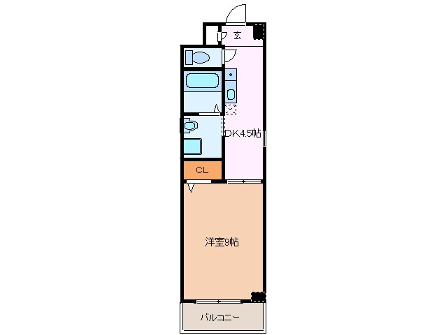 クレセールの物件間取画像