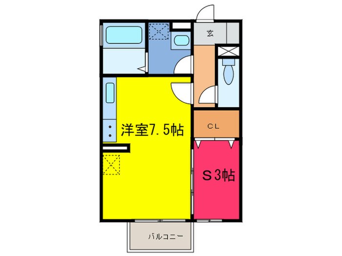 エスポワールの物件間取画像