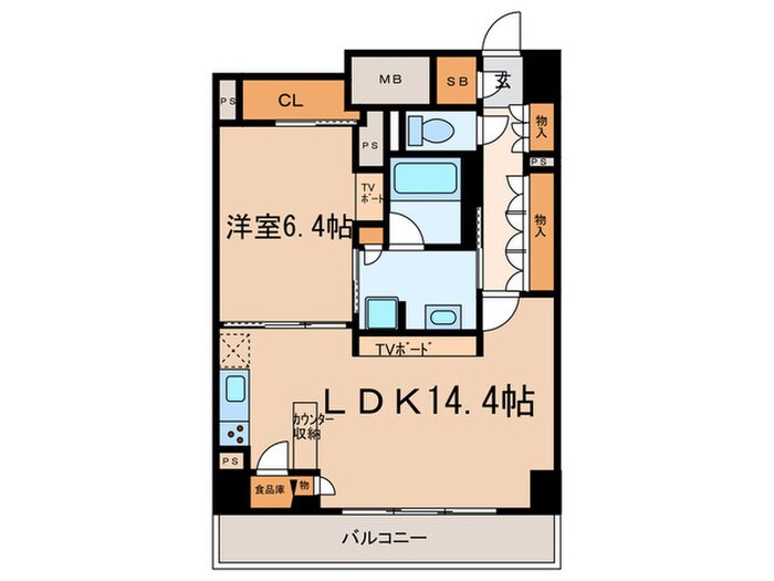 パークアクシス名駅南グランデの物件間取画像