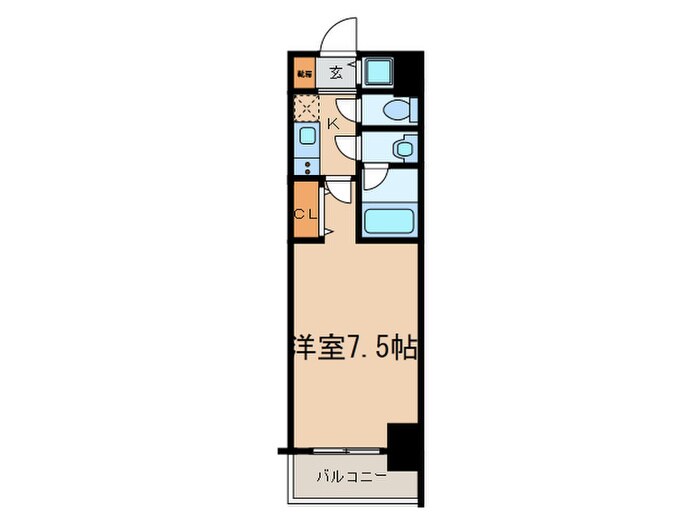 ブランシエスタ東別院の物件間取画像