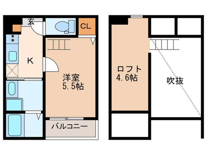 デュアリーナ本陣の物件間取画像